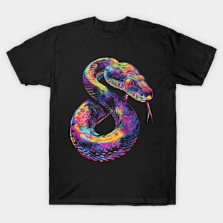 Ball Python Snake Pop Art T-Shirt